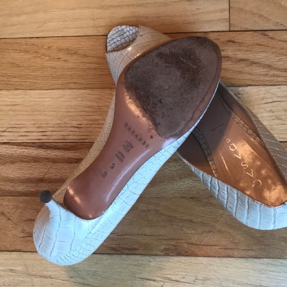 Casadei Rockodrill Fragola peep toe kitten heels - Picture 7 of 7